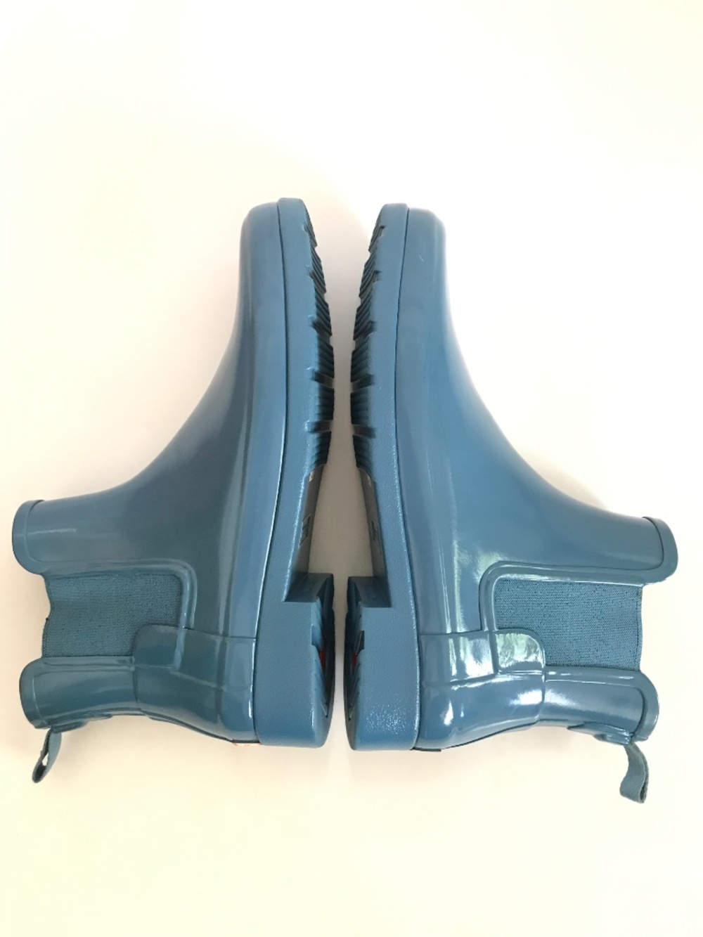 HUNTER Chelsea Rain Boots Blue Women’s Size 10 - Picture 7 of 16